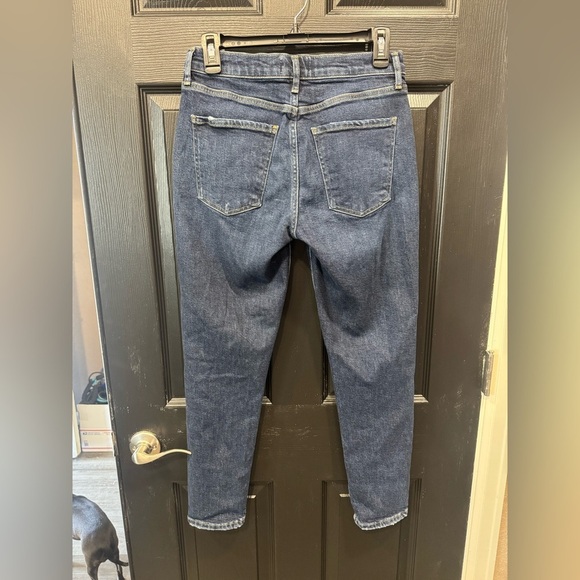 Agolde Blue Cropped Ankle Jeans Slim Fit - Picture 2 of 9